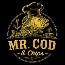 Mr Cod and Chip logo.
